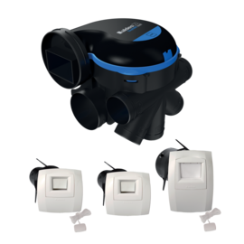 Kit EasyHOME HYGRO Premium MW + Bouches BAHIA® CURVE CORD